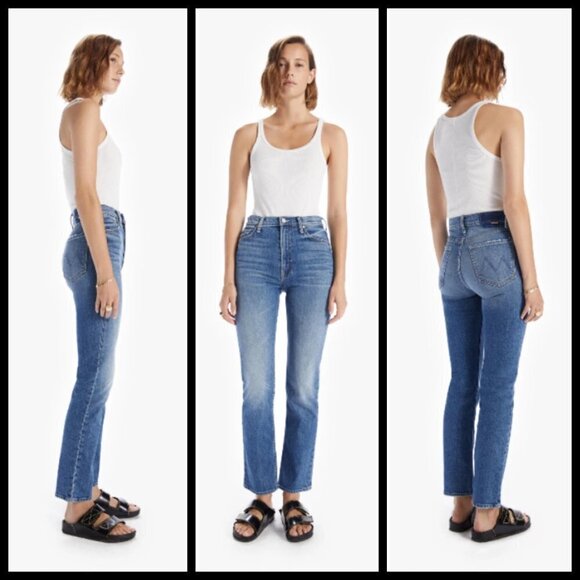 💕MOTHER SUPERIOR💕 High Waisted Rider Skimp Jeans ~ Cowboys Don't Cry 25 NWOT - Picture 3 of 16